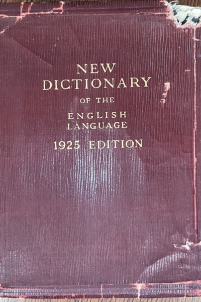 New Dictionary of the English Language1925 Edition